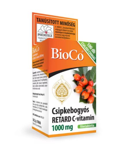 CSIPKEBOGYÓS RET C 1000MG TBL 100X BIOCO