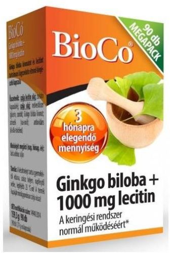 GINKGO LECITIN 1000 KAPSZ 90X MEGA BIOCO