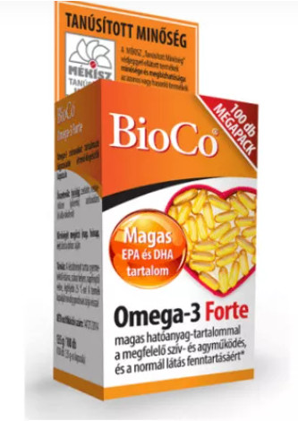 OMEGA-3 FORTE KAPSZ 100X MEGAPACK BIOCO