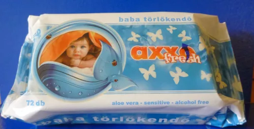 AXXO FRESH BABA TÖRLŐKENDŐ 72 CSOMAG