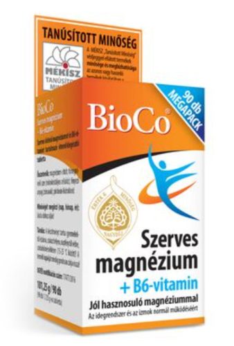 SZERVES MAGNÉZIUM B6 TABLETTA 90X BIOCO