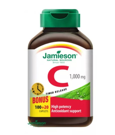 JAMIESON C VIT 1000MG RETARD TABL 120X
