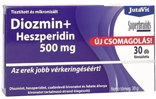 JUTAVIT DIOZMIN HESPERIDIN 500MG TBL 30X