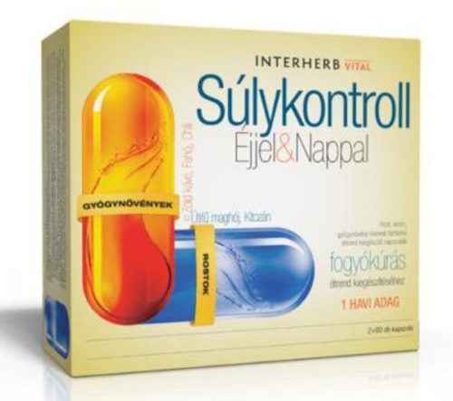 INTERHERB SÚLYKONTROLL ÉJ+NAP KAPSZ 2X60