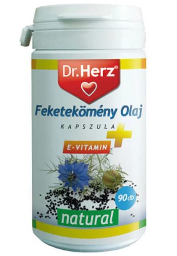 DR.HERZ FEKETEKÖMÉNYOLAJ 500MG KAPSZ 90X
