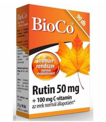 RUTIN 50MG C VIT 100MG TABL 90X BIOCO