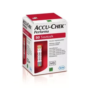 Tesztcsík accu-chek performa 50x