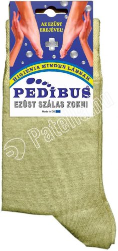 Pedibus 5007 ezüst zokni fehér 35/38 vékony