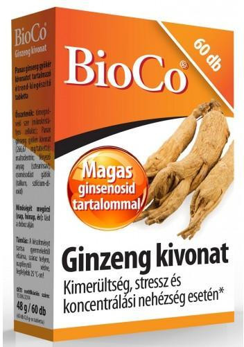GINZENG KIVONAT TABLETTA 60X BIOCO