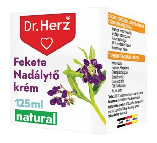 DR.HERZ FEKETE NADÁLYTŐ KRÉM 125ML