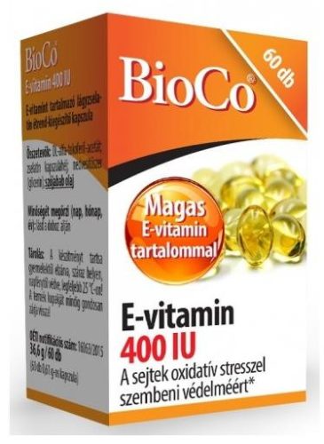 E VITAMIN 400NE KAPSZULA 60X BIOCO