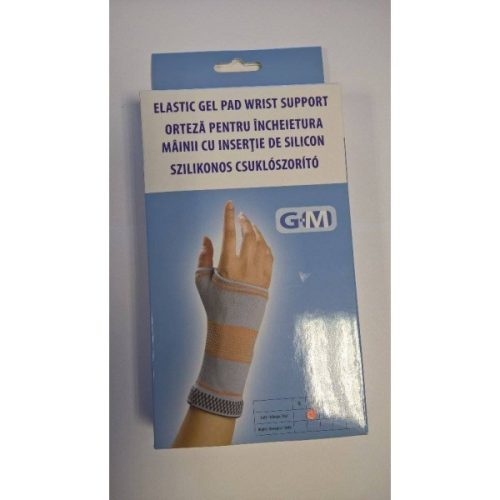 Gm szilikonos csuklószorító jobb L