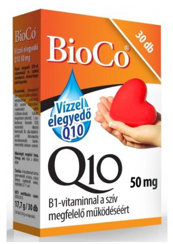 VÍZZEL ELEGYEDŐ Q10 50MG KAPSZ 30X BIOCO