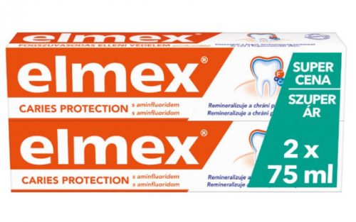 ELMEX CARIES PROTECT/RED FOGKRÉM 2X 75ML