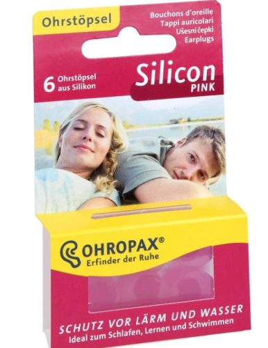 OHROPAX SILICON FÜLDUGÓ PINK 3PÁR