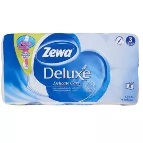 Zewa deluxe toalettpapír 3 réteg delicate 8 db