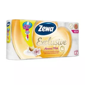 Zewa deluxe toalettpapír 4 réteg almond milk 8 db