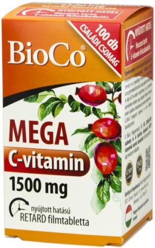 MEGA C 1500MG RETARD FTABL 100X BIOCO