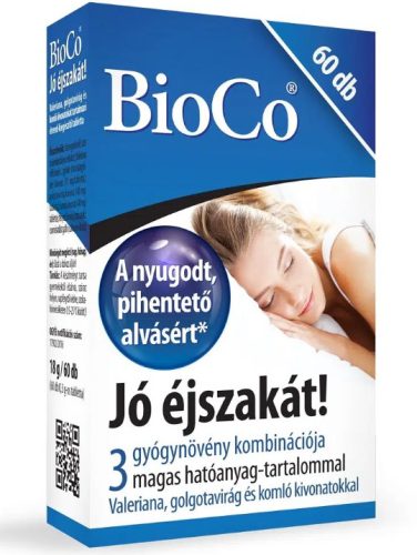 JÓ ÉJSZAKÁT TABLETTA 60X BIOCO