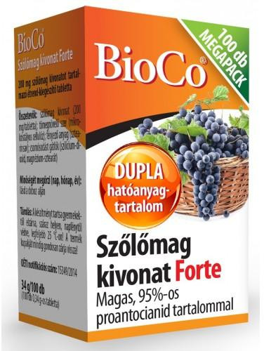 SZŐLŐMAG KIV FORTE TABL 100X MEGA BIOCO