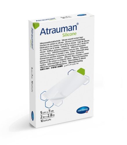 ATRAUMAN SILICONE 5X7CM STERIL 10X