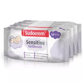 SUDOCREM SENSIT KRÉMES TÖRLŐKENDŐ 4X55DB