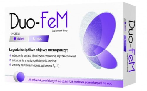 DUOFEMIN ÉTRENDKIEGÉSZÍTŐ TABLETTA 28+28