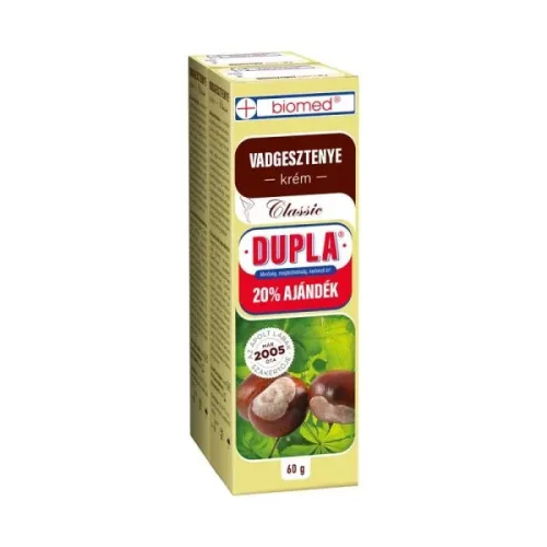 Biomed Vadgesztenye bőrápoló krém 2×60 g DUO kiszerelés
