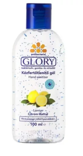 GLORY KÉZFERTŐTLENÍTŐ GÉL CITROM 100ML