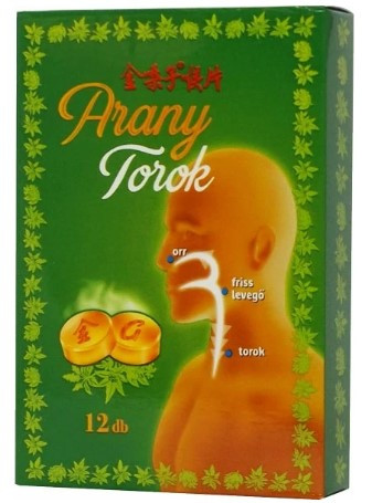 ARANY TOROK SZOPOGATÓ TABL CUKORKA 12X