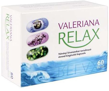 VALERIANA RELAX GYÓGYNÖV LÁGY KAPSZ 60X