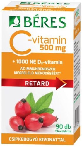 BÉRES C 500MG CSIPKE D3 1000NE RTBL 90X