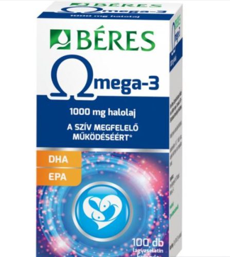 BÉRES OMEGA3 ÉTRKIEG LÁGYZSEL KAPSZ 100X