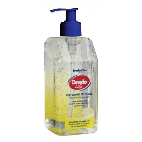 BRADOLIFE GÉL KÉZFERTŐTLEN CITROM 500ML