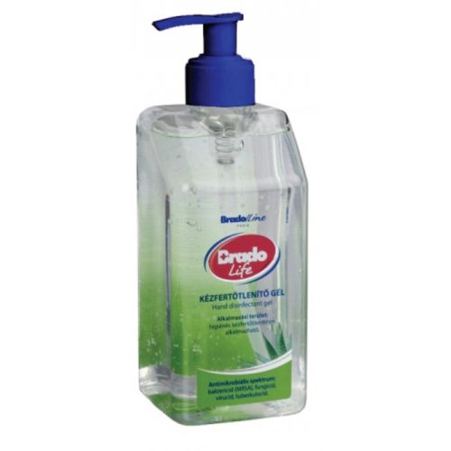 BRADOLIFE GÉL KÉZFERTŐTLENÍTŐ ALOE 500ML