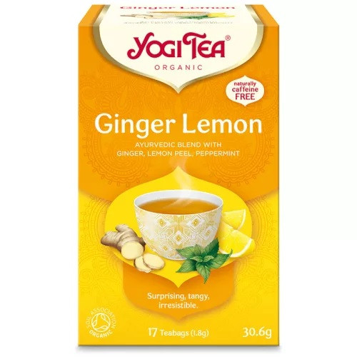 YOGITEA BIO GYÖMBÉR CITROM 17X