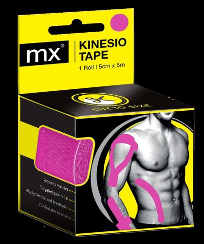 MX TAPASZ KINEZIOLÓG 5M X 5CM FUKSZIA 1X