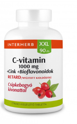 INTERHERB XXL C-VIT 1000MG CINK TABL 90X