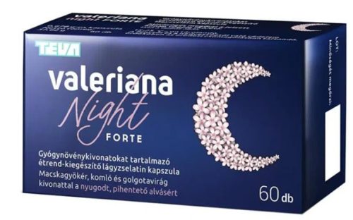 VALERIANA NIGHT FORTE ÉTRKIEG KAPSZ 60X