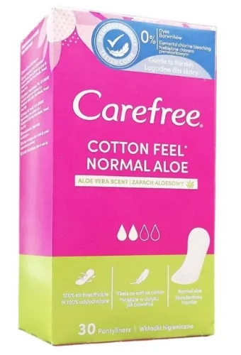 CAREFREE COTTON TISZT BET ALOE 30X