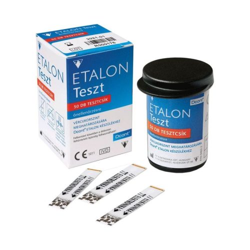 D-CONT ETALON tesztcsík vércukormérő 50X