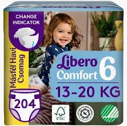 LIBERO COMFORT 6 JUNIOR XL 13-20KG 44X