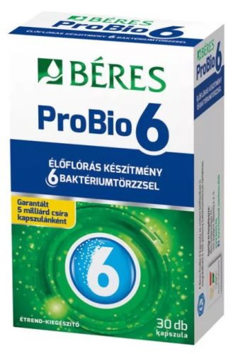 BÉRES PROBIO 6 KAPSZULA ÉTRKIEG 30X