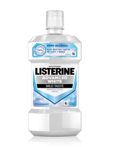 LISTERINE ADVANCED WHITE MILD TASTE500ML