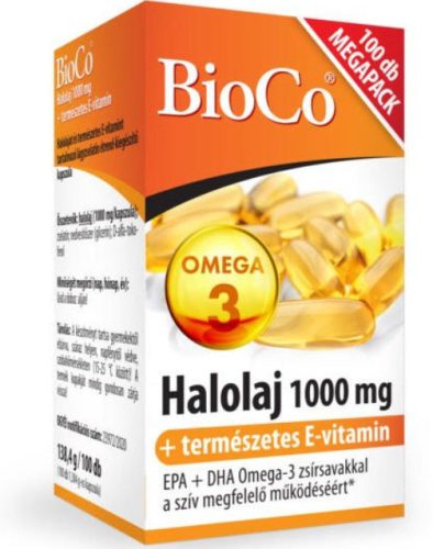 HALOLAJ 1000MG E VITAMIN KAPS 100X BIOCO