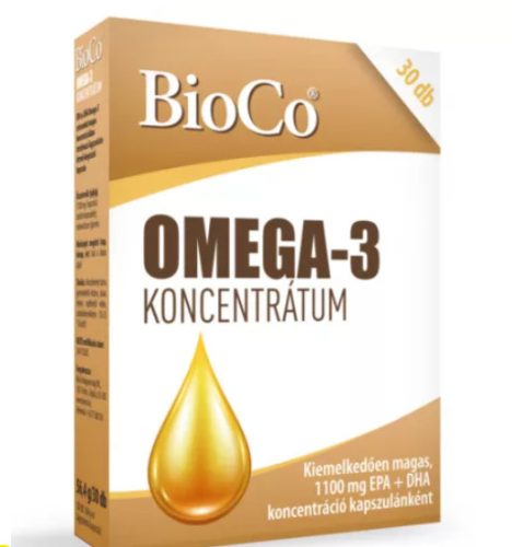 OMEGA-3 KONCENTRÁTUM KAPSZULA 30X BIOCO