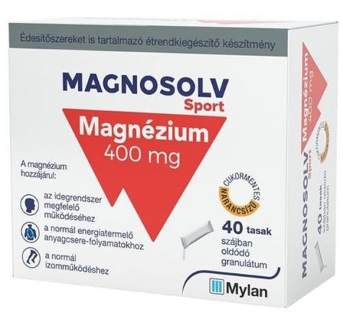 MAGNOSOLV SPORT 400MG GRANULÁTUM 40X