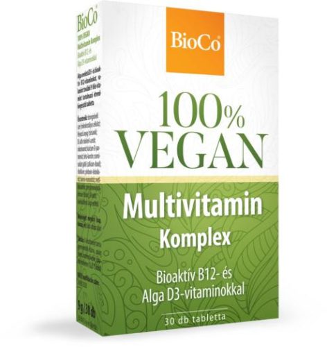 VEGAN MULTIVITAMIN KOMPLEX TBL 30X BIOCO