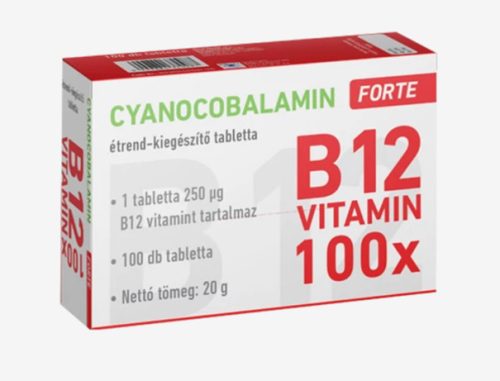 CYANOCOBALAMIN 250MCG FORTE TBL 100XERGO