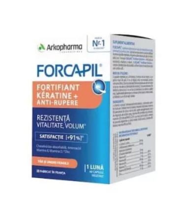 FORCAPIL KERATIN+ KAPSZ HAJERŐSÍTŐ 60X